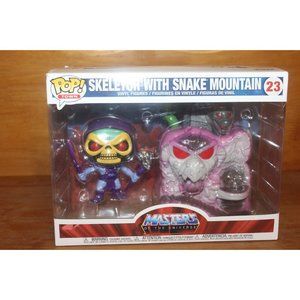 Funko Pop! Town Masters of the Universe Skeletor with Snake Mountain #23 NEW